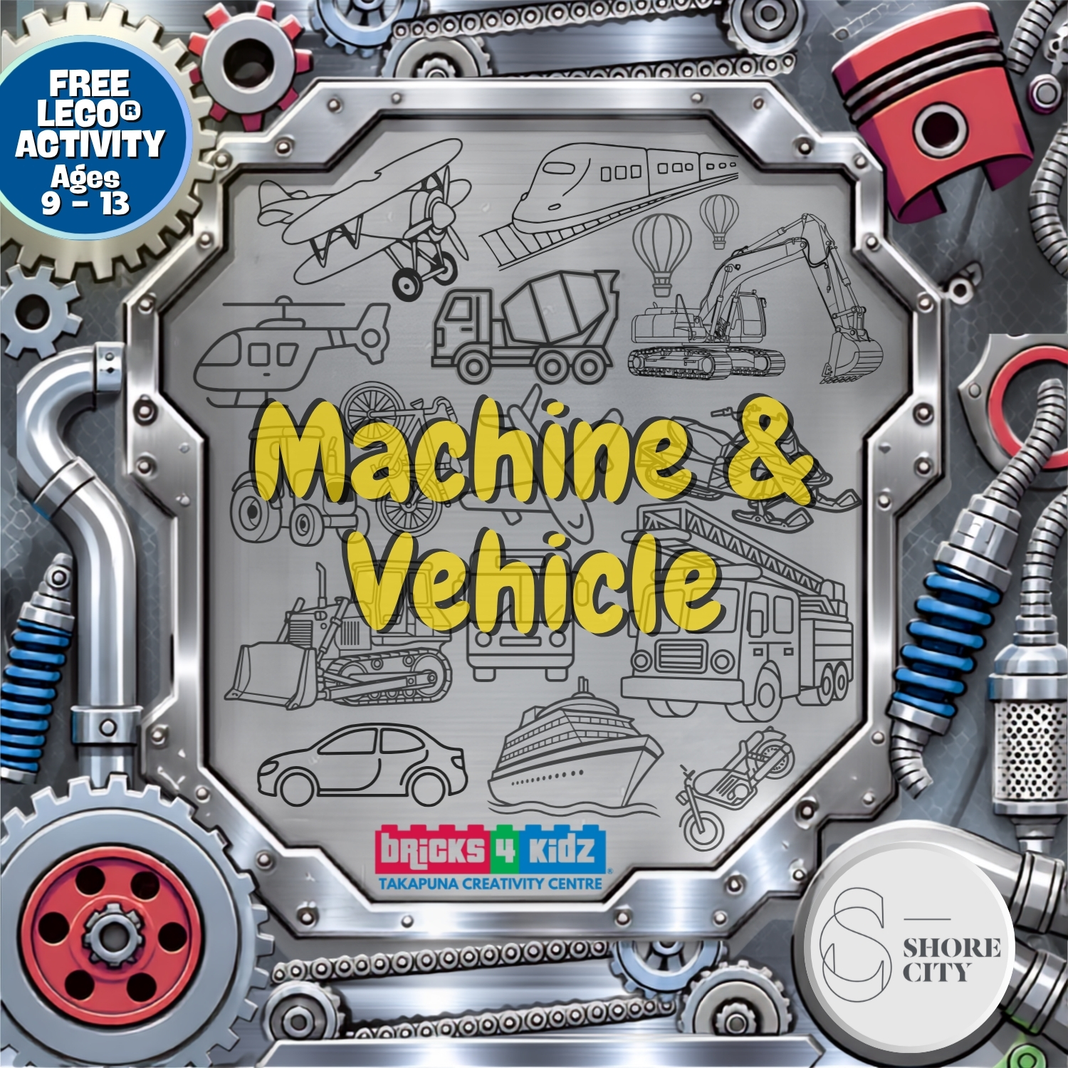 Bricks 4 Kidz - Machine & Vehicle LEGO Workshops