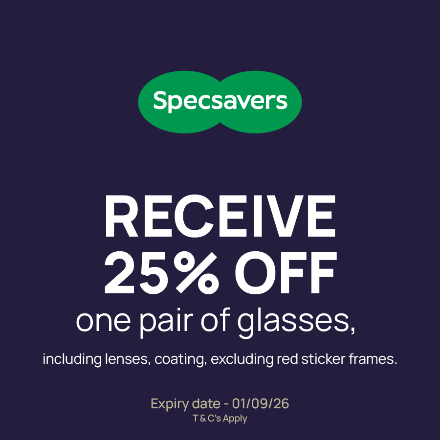 Advertisement for Specsavers